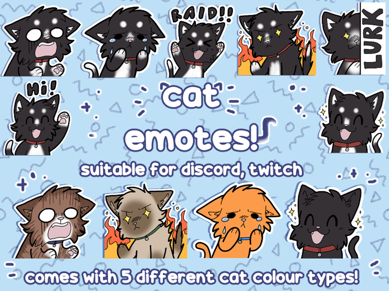 CAT LOVE EMOTE FOR TWITCH, DISCORD IN 5 COLORS - Voideyes's Ko-fi Shop -  Ko-fi ❤️ Where creators get support from fans through donations,  memberships, shop sales and more! The original 'Buy