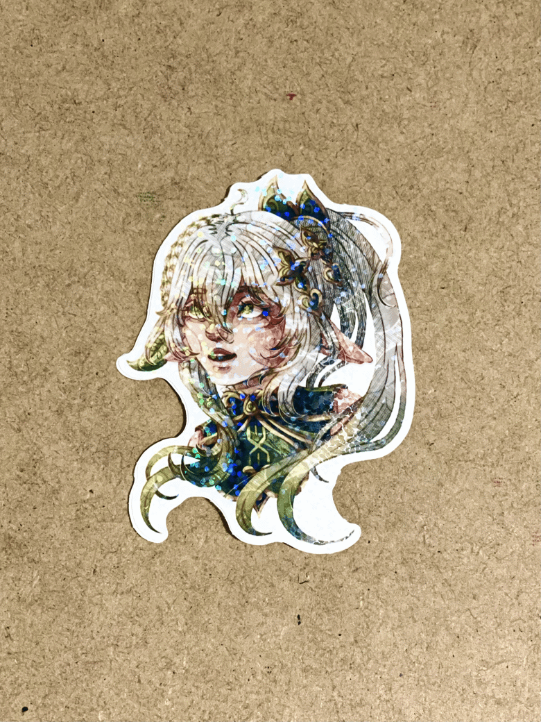 Nahida - Holographic sticker - Bubbly Pix's Ko-fi Shop - Ko-fi ️ Where ...