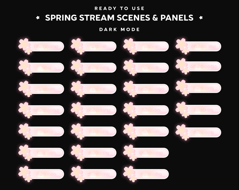 PREMADE OVERLAY] 🌸 Spring Just Chatting & Game Screen Overlay - Ciarra  Chii's Ko-fi Shop - Ko-fi ❤️ Where creators get support from fans through  donations, memberships, shop sales and more! The