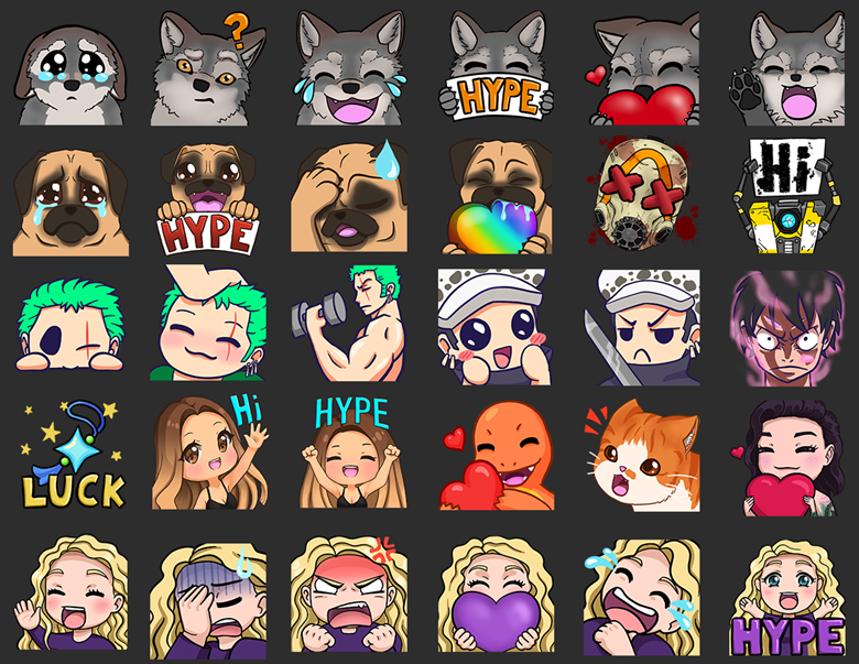 Custom Twitchdiscord Emotes Zaphinas Ko Fi Shop Ko Fi ️ Where Creators Get Support From