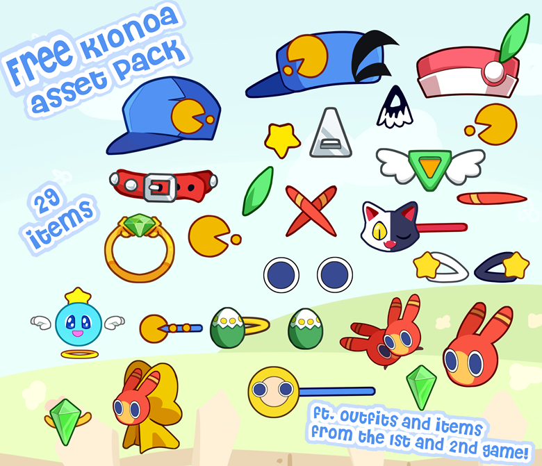 Free To Use Klonoa Stream Assets For Vtubers ♡ Jorunnas Ko Fi Shop Ko Fi ️ Where Creators