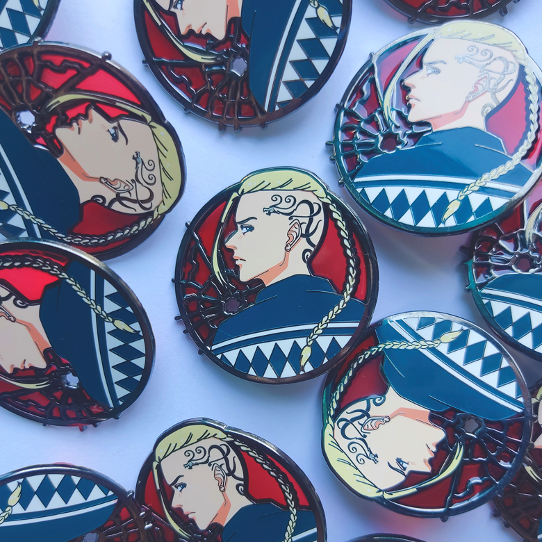 Tokyo Revengers Original Illustration Pinback Button (Kazutora