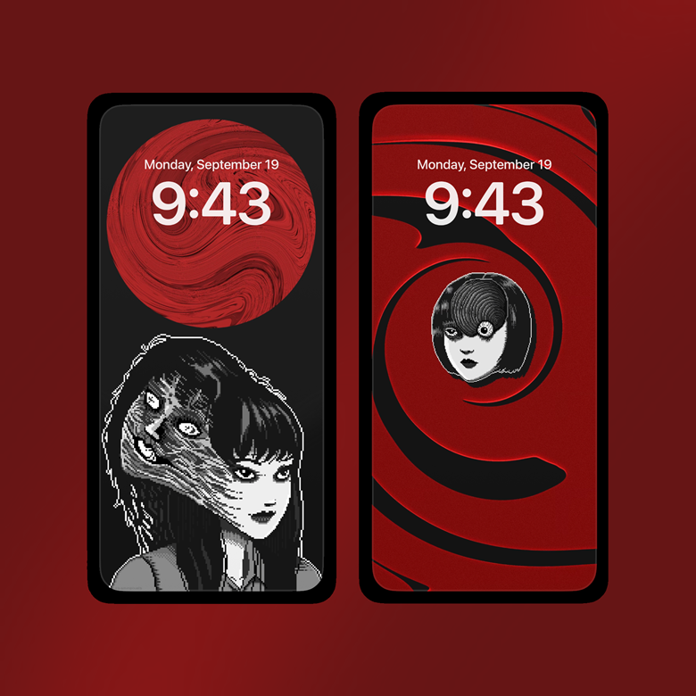 Free Junji Ito Uzumaki & Tomie Phone Wallpaper - Bam in Pixels's Ko-fi Shop  - Ko-fi ❤️ Where creators get support from fans through donations,  memberships, shop sales and more! The original 