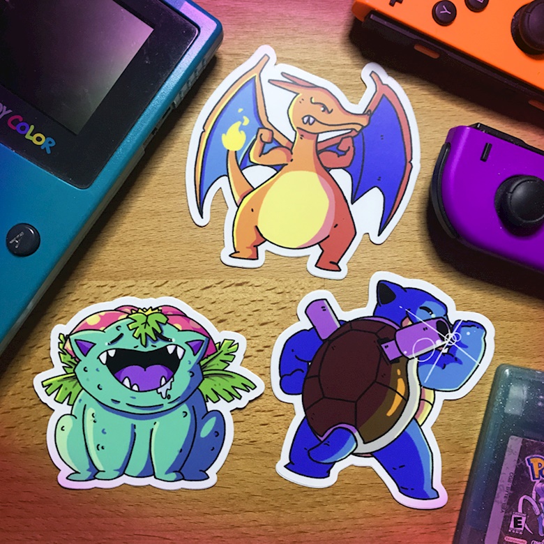 Pokemon Color Me Stickers