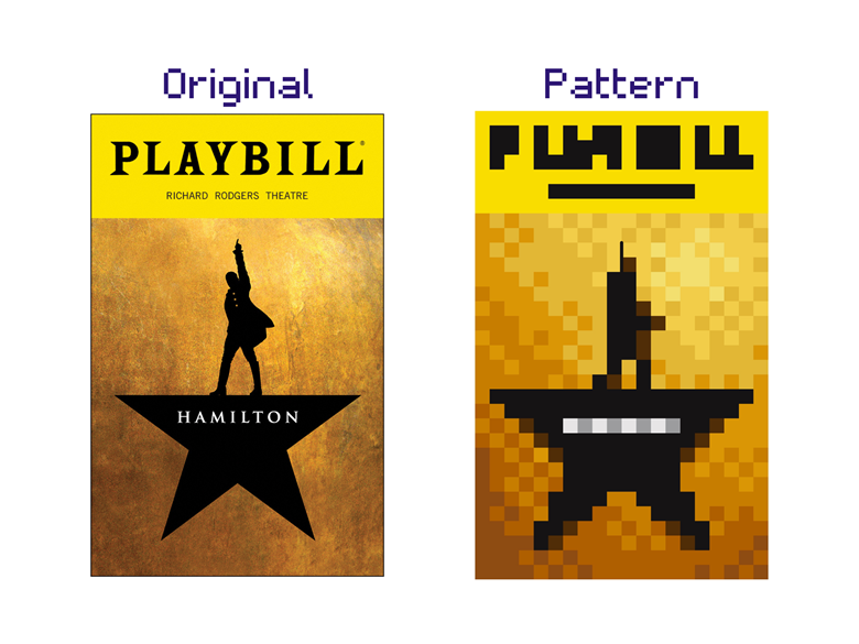 Original discount hamilton playbill