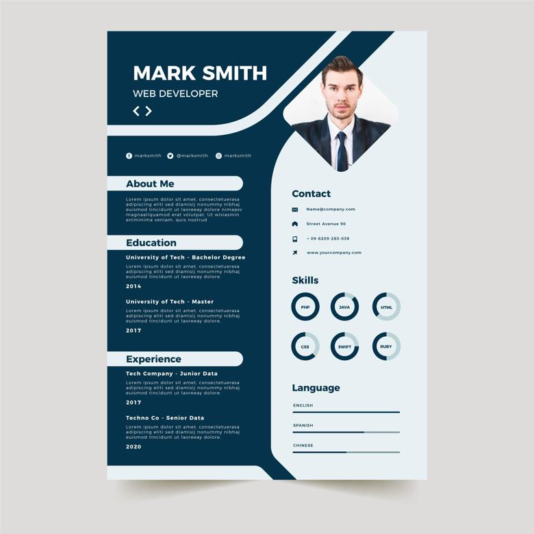 Minimalist CV template - StepFly's Ko-fi Shop - Ko-fi ️ Where creators ...