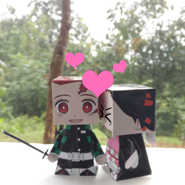 Demon Slayer: Tanjiro Kamado Papercraft, Paperized Crafts