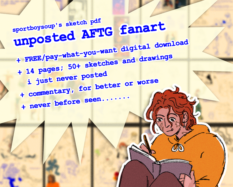AFTG Sketches PDF - Sam Xu's Ko-fi Shop - Ko-fi ❤️ Where creators get  support from fans through donations, memberships, shop sales and more! The  original 'Buy Me a Coffee' Page.