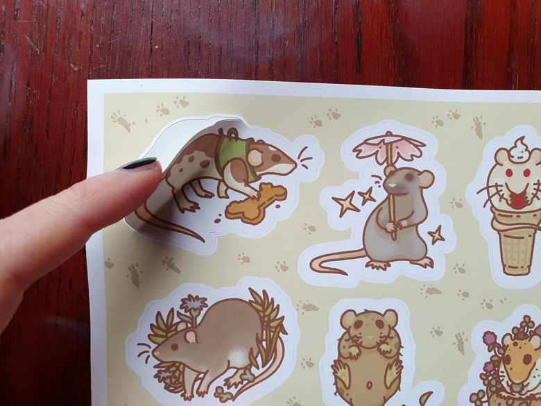 Rattober Sticker Sheet - GreenRat's Ko-fi Shop - Ko-fi ️ Where creators ...