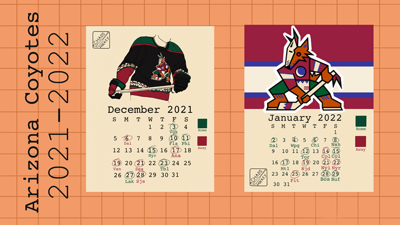 coyotes schedule 2022