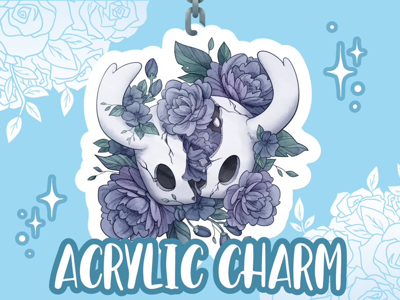 Hollow Knight Charms Keychain