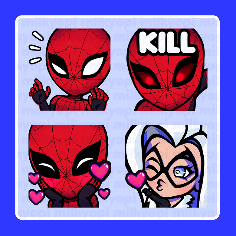 Spider Man Twitch Emote 