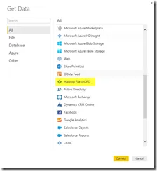 Get Data with Power BI