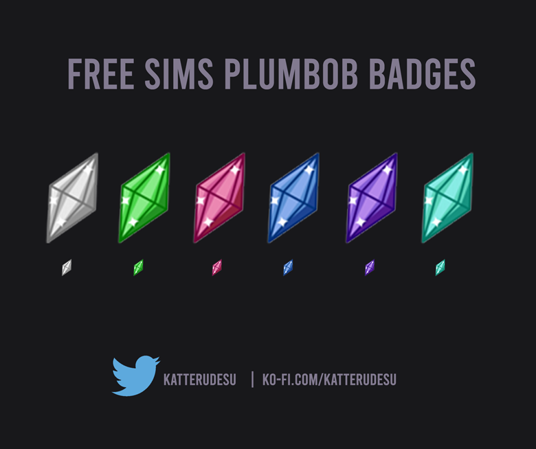 Plumbob Sub Badges Katterudesus Ko Fi Shop Ko Fi ️ Where Creators Get Support From Fans