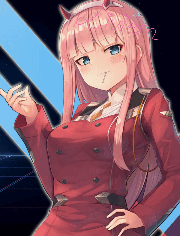 Zero Two Steam Featured Artwork (Animated) (8MB) - Liviem's Ko-fi Shop ...