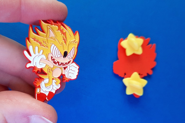 Fleetway Super Sonic Pin for Sale by utter-dismae