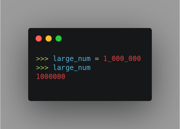 How To Print Large Numbers In Python