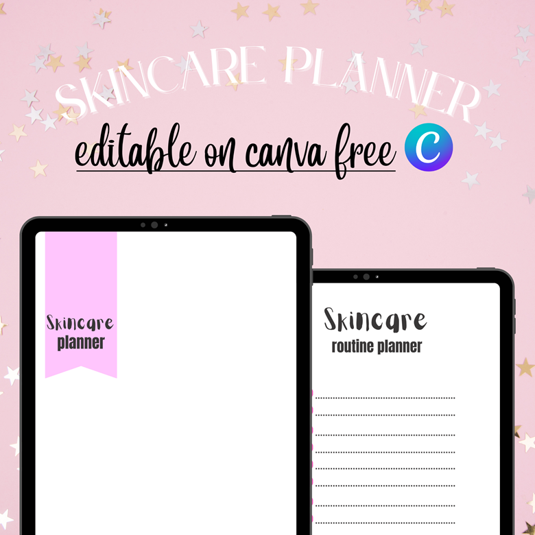 Printable Skincare Planner | Beauty Journal | Self Care planner | PDF  Tracker| Digital Beauty Planner | Canva free editable - planningtwist's  Ko-fi