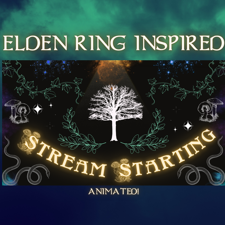 Animated! Elden Ring Inspired Twitch Overlay Pack - Digital