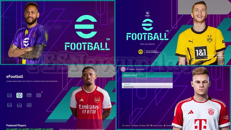 eFootball 2023 SEASON 1 CONCEPT V2 Menu by PESNewupdate ~