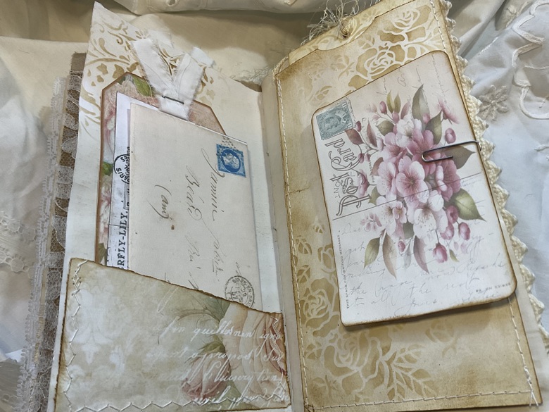 Shabby Pink & Neutral junk journal FREE SHIPPING today - Yvonne ...