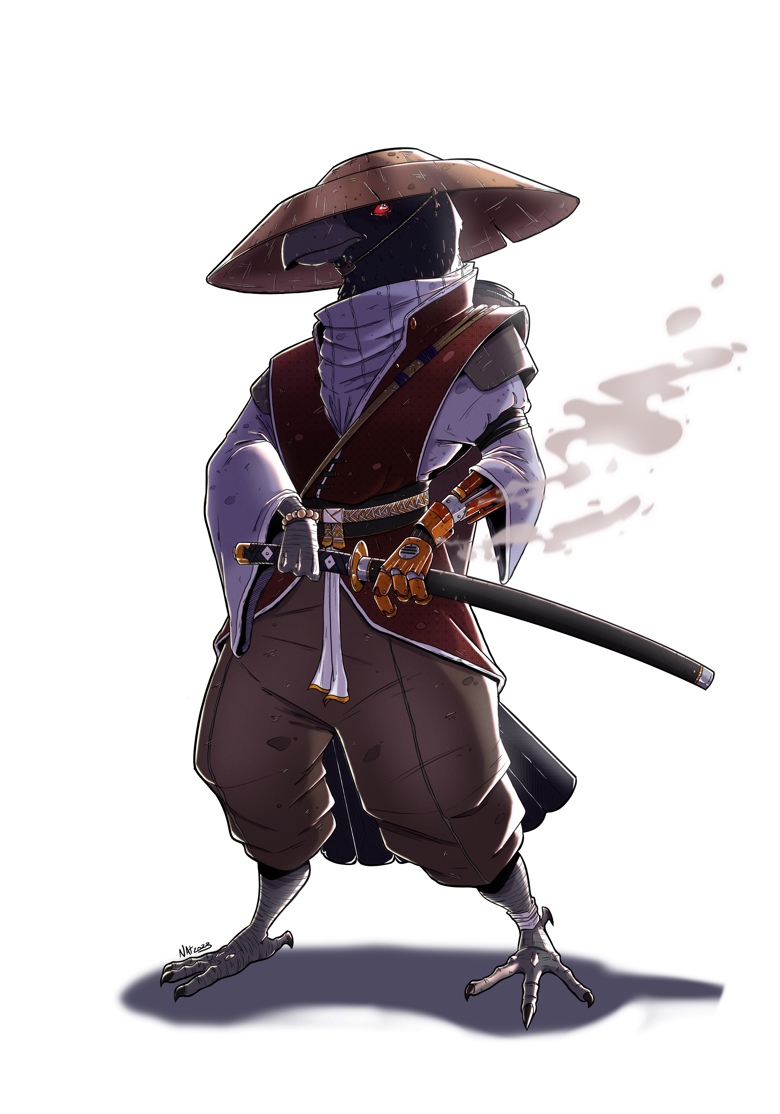 Kenku Samurai - Nat- 20's Ko-fi Shop - Ko-fi ️ Where creators get ...