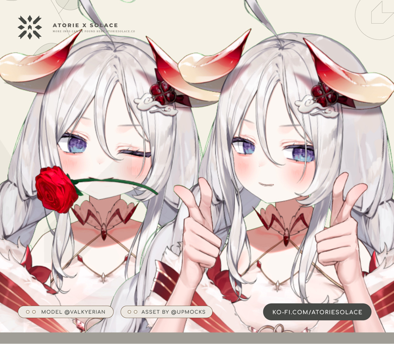 { F2U } White Day Vtuber Hand Assets by Atorie Solace - Atorie Solace ...