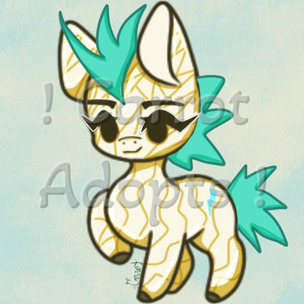 MLP Design Adopt [ Zebra Pony ] - Carrot Arts's Ko-fi Shop - Ko-fi ️ ...