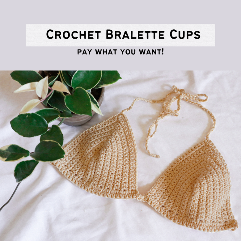 Crochet Bralette Cups - Ashten Stitches's Ko-fi Shop - Ko-fi ❤️ Where  creators get support from fans through donations, memberships, shop sales  and more! The original 'Buy Me a Coffee' Page.