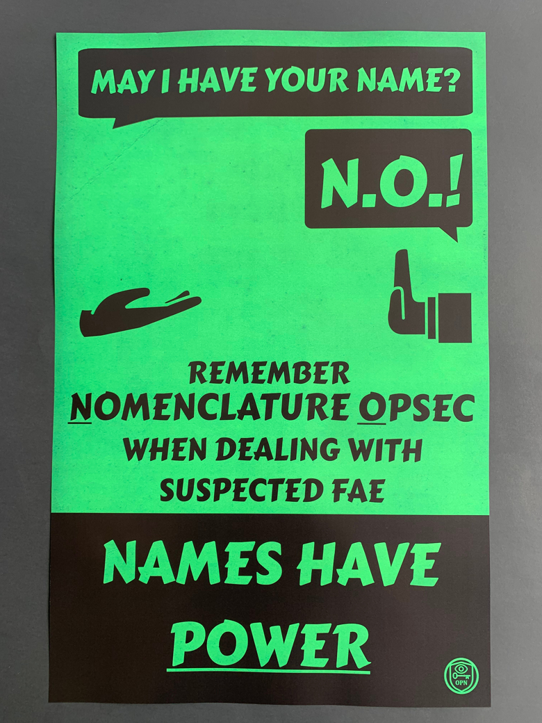 Nomenclature Opsec Poster - OPN's Ko-fi Shop - Ko-fi ️ Where creators ...