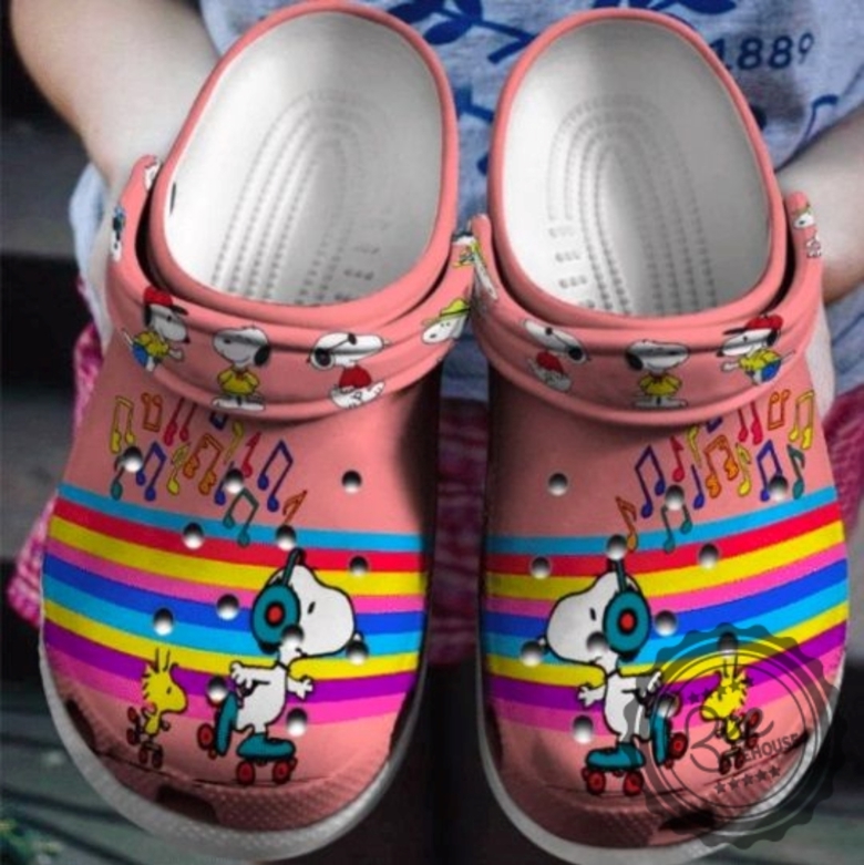 Snoopy And Woodstock Crocs Crocband Clog Comfortable For Mens Womens C Ko Fi ️ Where Creators 3617