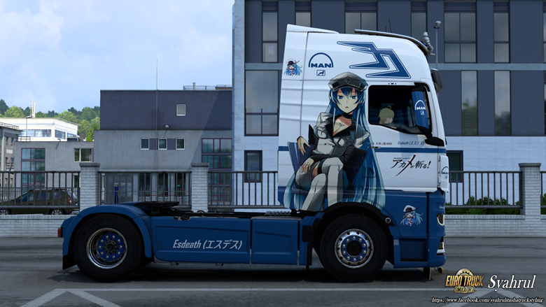 [ETS2] MAN TGX 2020 Esdeath - Akame ga Kill! Skin - Syahrul Itasha ...