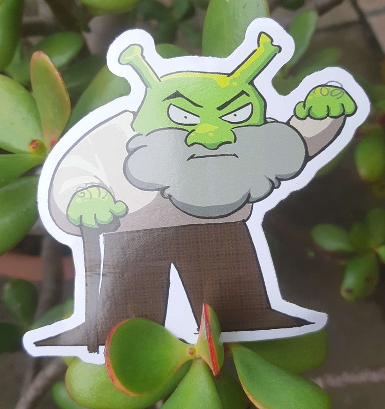 Shrek T-Pose | Sticker