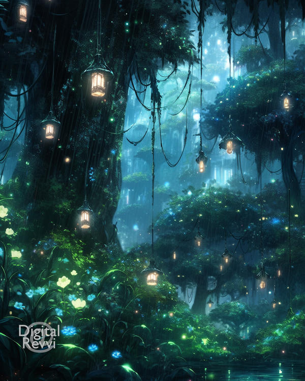 a11f0eb2 7224 4b81 a590 ff54fdda7c91 fairy lights forest by digitalrevvi dfysph1 fullview