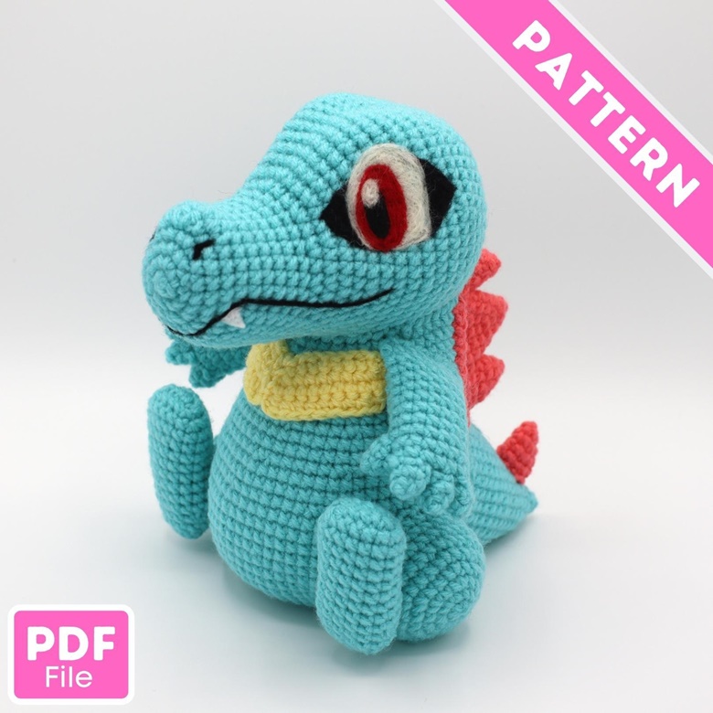 Crochet Pattern Pdf Crocodile 