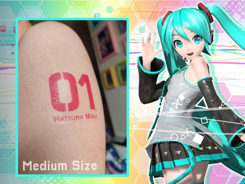 Vocaloid CV01 Format Arm 01 Cosplay Temporary Tattoo Stickers Game Cosplay  Tattoo  FMAnime Cosplay Shop
