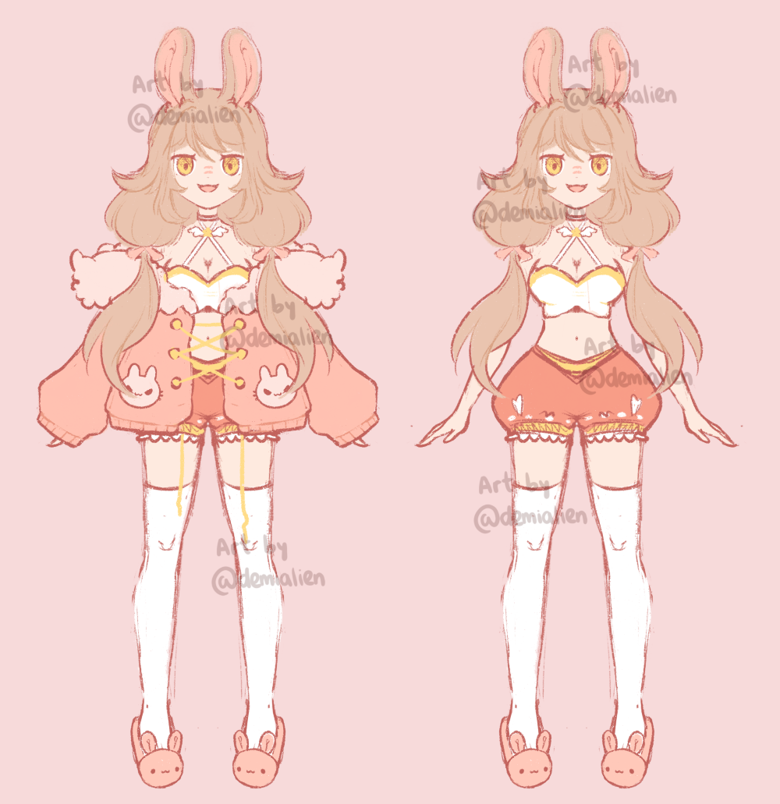 Bunny girl adopt - Demialien's Ko-fi Shop - Ko-fi ️ Where creators get ...