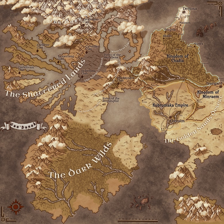 Extra - Map of Orc Calamity - Orc Calamity | Royal Road