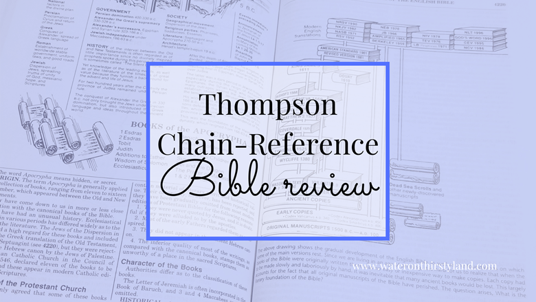 What Is The Thompson Chain-Reference Bible And Why Should You Use It ...