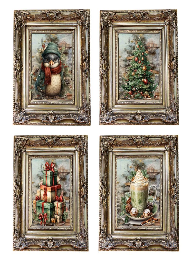 Christmas Frames - Yvonne Prestons Crafty Little corner 's Ko-fi Shop ...