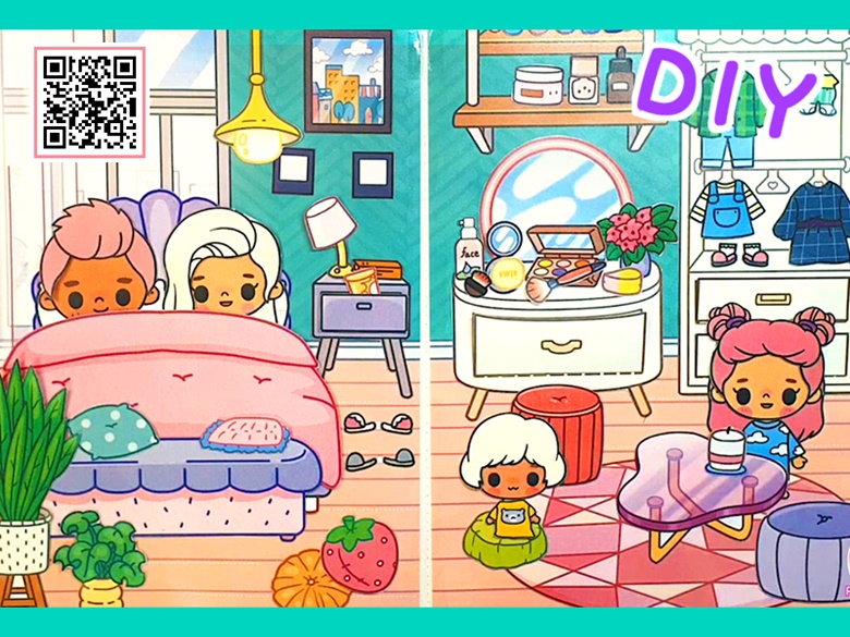 Kidsroom Printables for Paper dolls / paper toy / busy book / for kids -  pinkpingdoll's Ko-fi Shop - Ko-fi ❤️ Where creators get support from fans  through donations, memberships, shop sales