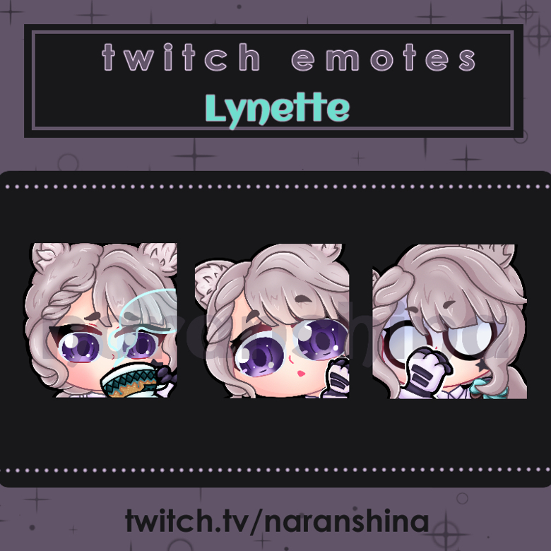 Pack Emotes Genshin Lynette P U Naranshina S Ko Fi Shop Ko Fi Where Creators Get