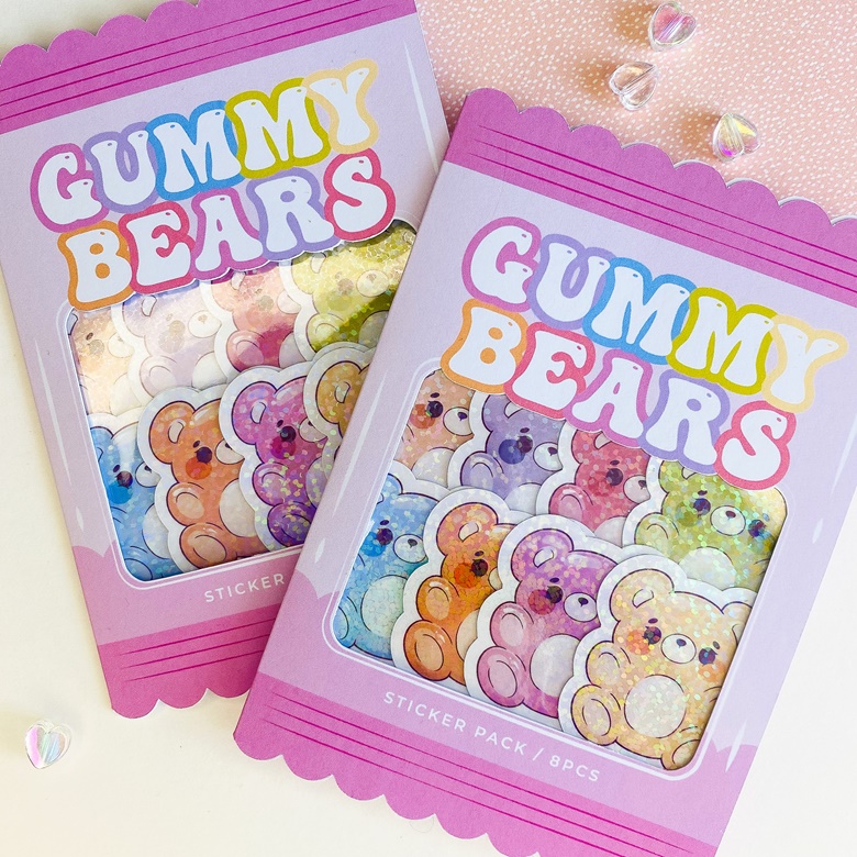 Gummy Bears Sticker for Sale by Fifiyaa