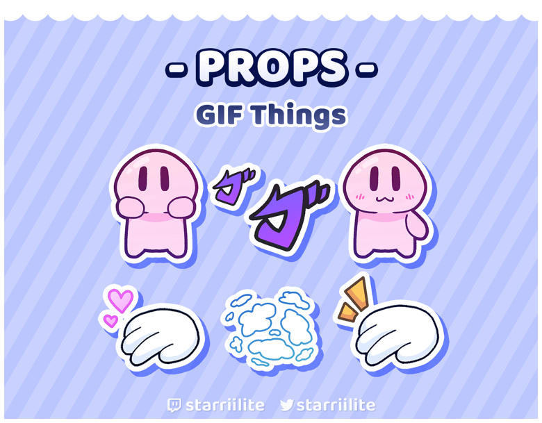 FREE  Props 】 GIF Things - Starriilite's Ko-fi Shop - Ko-fi