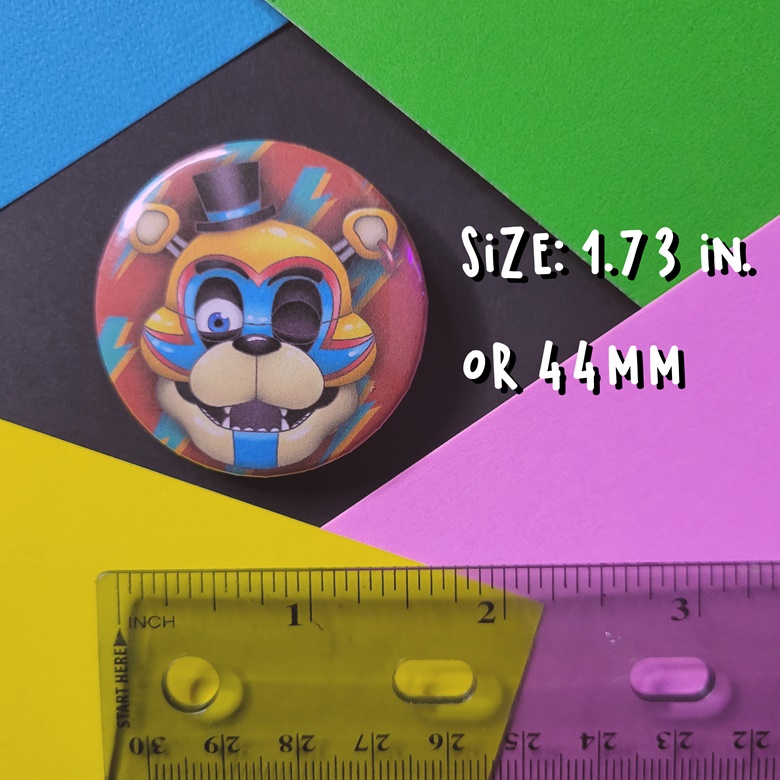 Five Nights at Freddy's Security Breach FNAF SB Button: 