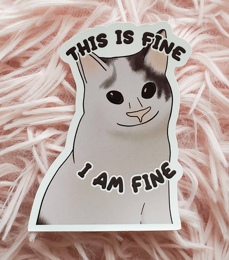 Don't Blame Me, I'm Just A Cat Girl (Funny Quote about Cat Girls - Viral  Memes and Cool Sayings) Sticker for Sale by SassyClassyMe