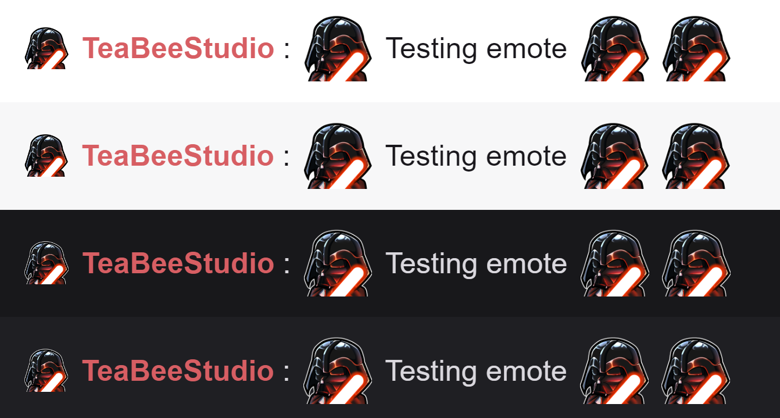 Darth Vader Lightsaber Emote | Twitch, YouTube, Discord - TeaBee_Art's ...