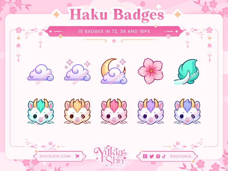 Twitch Sub Bit Badges X8 Zelda Fairy / Kawaii Fairy Badges 