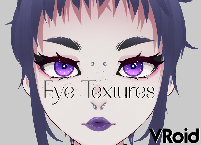VRoid Eye Textures Vol 2. - AcidicDoll’s Ko-fi Shop - Ko-fi 