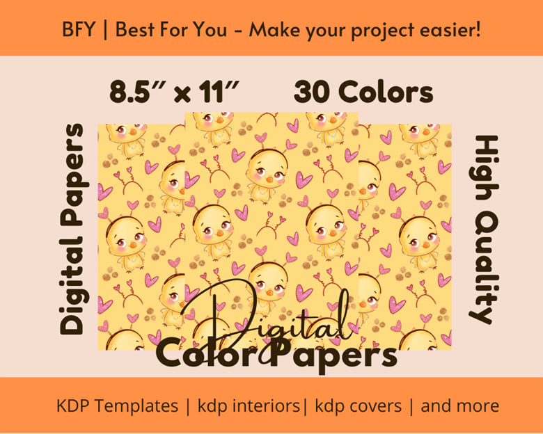 52 Digital Color Papers Blank Color Paper 8.5 x 11* Commercial Use - BFY  DIGITAL's Ko-fi Shop - Ko-fi ❤️ Where creators get support from fans  through donations, memberships, shop sales and